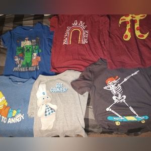 Lot 6 graphic tees boys